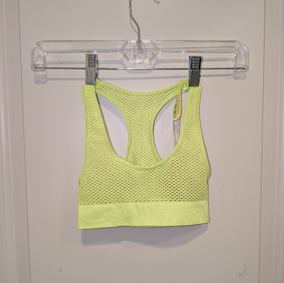 NWT Skims Lime Neon Green Bralette Bra Size XXS - Picture 3 of 5